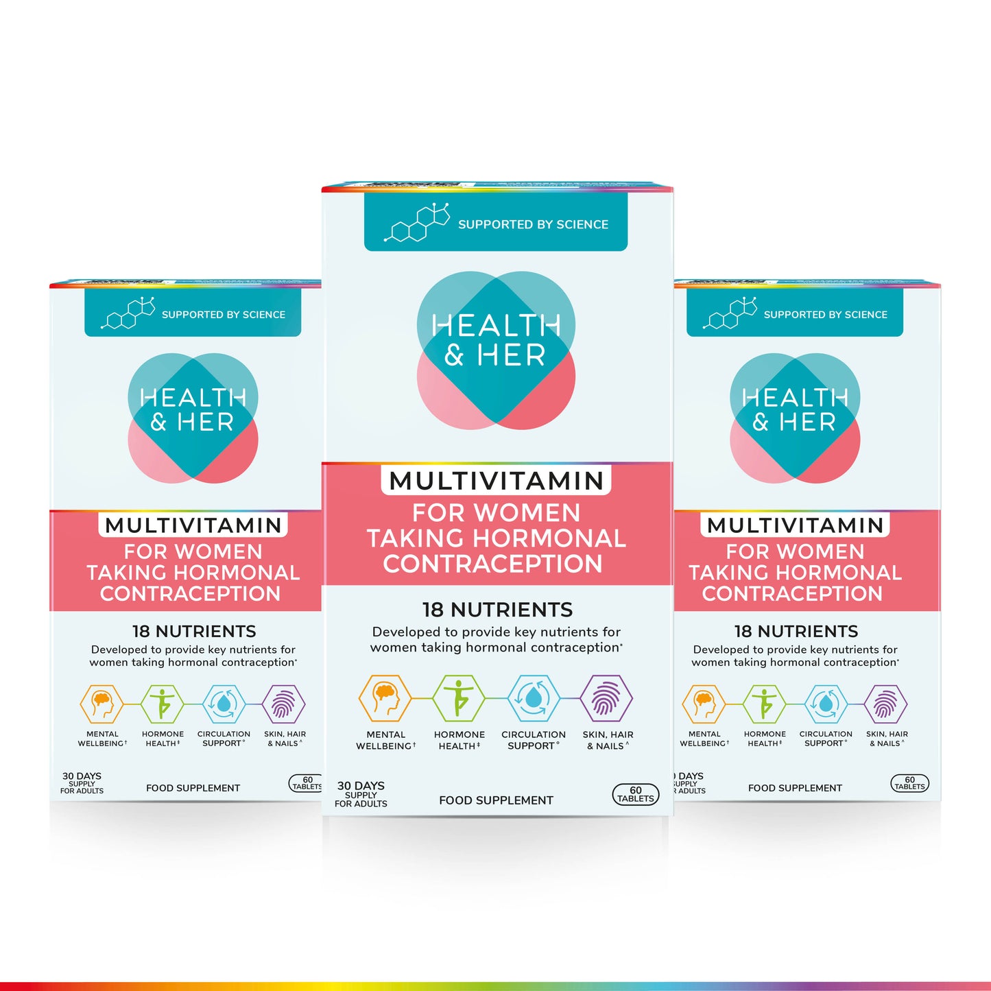 Health & Her Multivitamin for Women Taking Hormonal Contraception Multipack