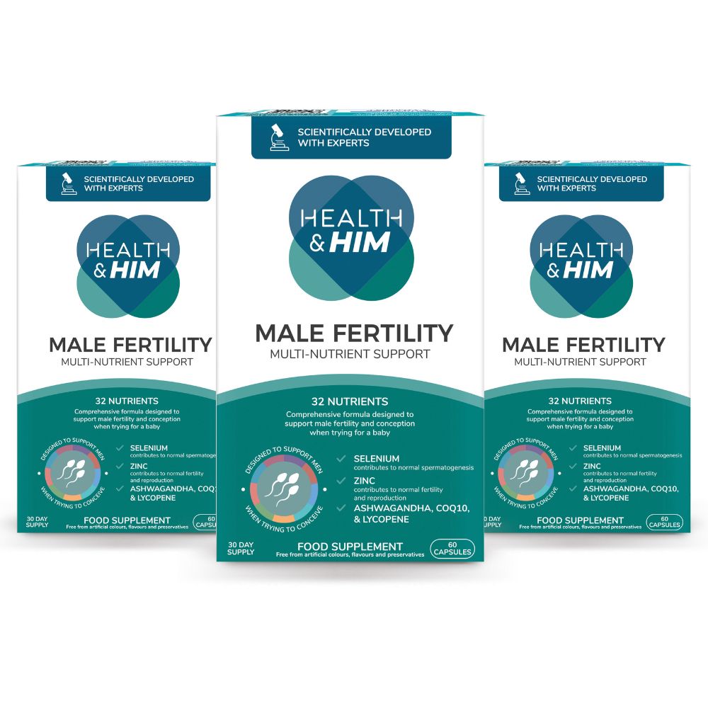 Health & Him Male Fertility Multi-Nutrient Support Multipacks