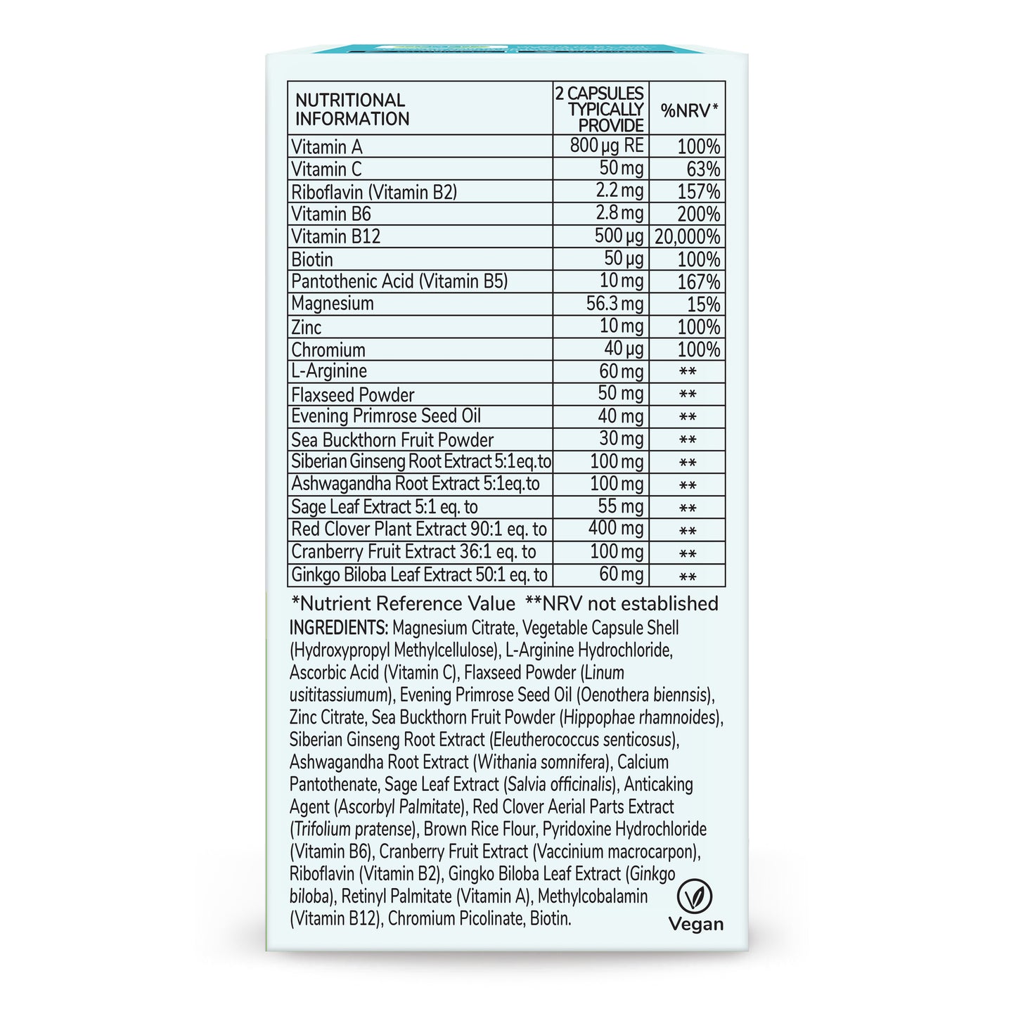 Health & Her Nährstoffkomplex für die Wechseljahre