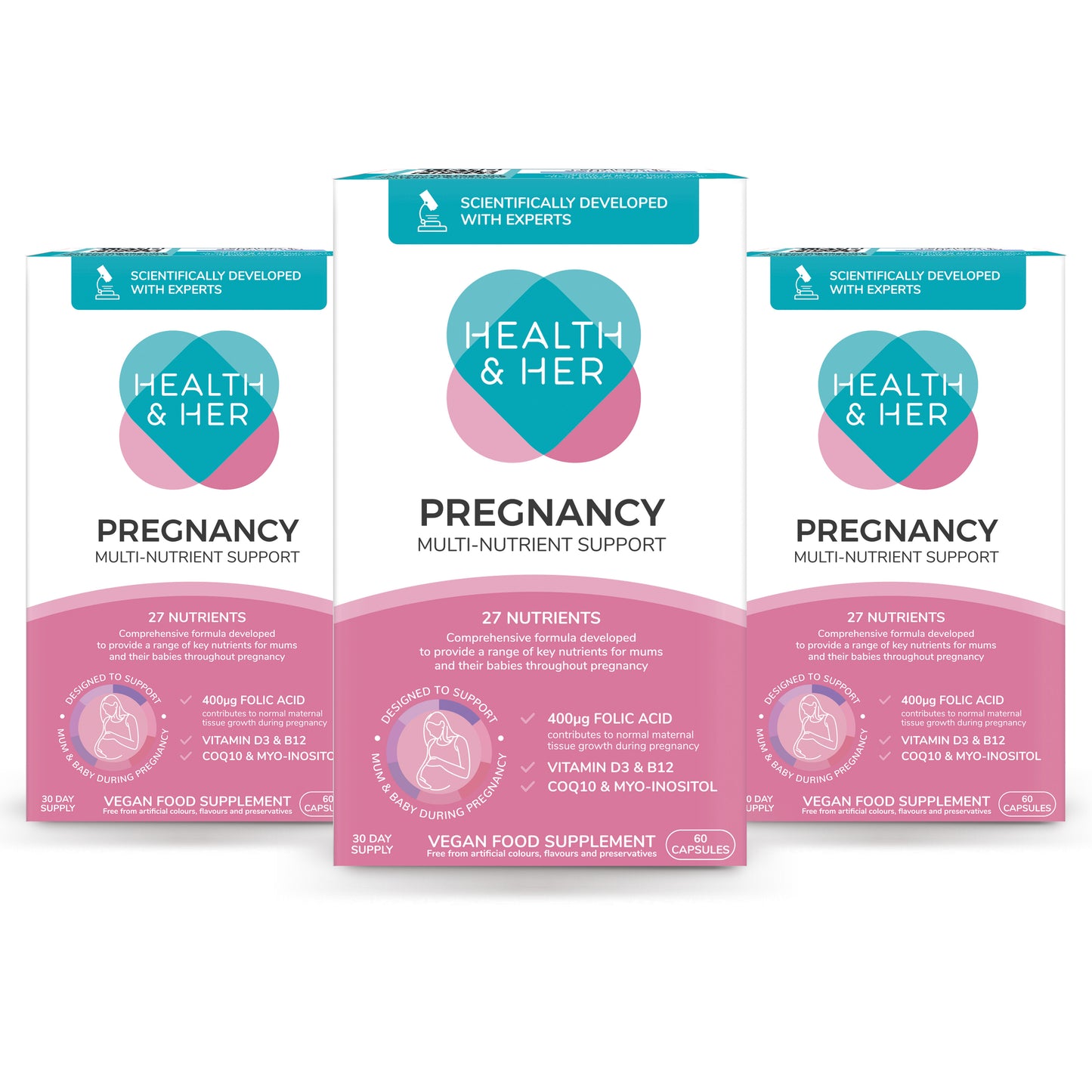 Health & Her Pregnancy Multi-Nutrient Support Multipacks
