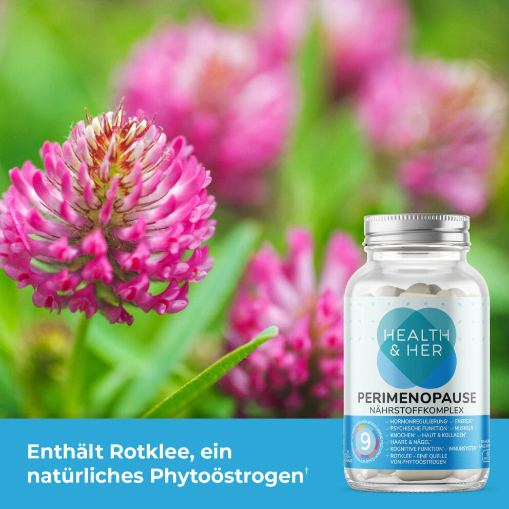Health & Her Nährstoffkomplex - pflanzliche Kapseln für die Perimenopause