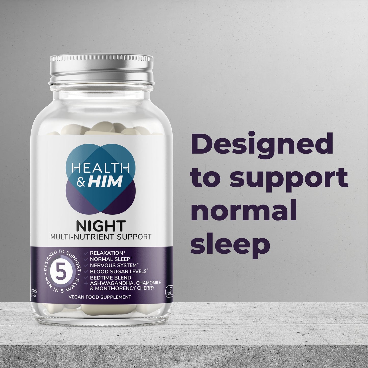 Health & Him Night Multi-Nutrient Support