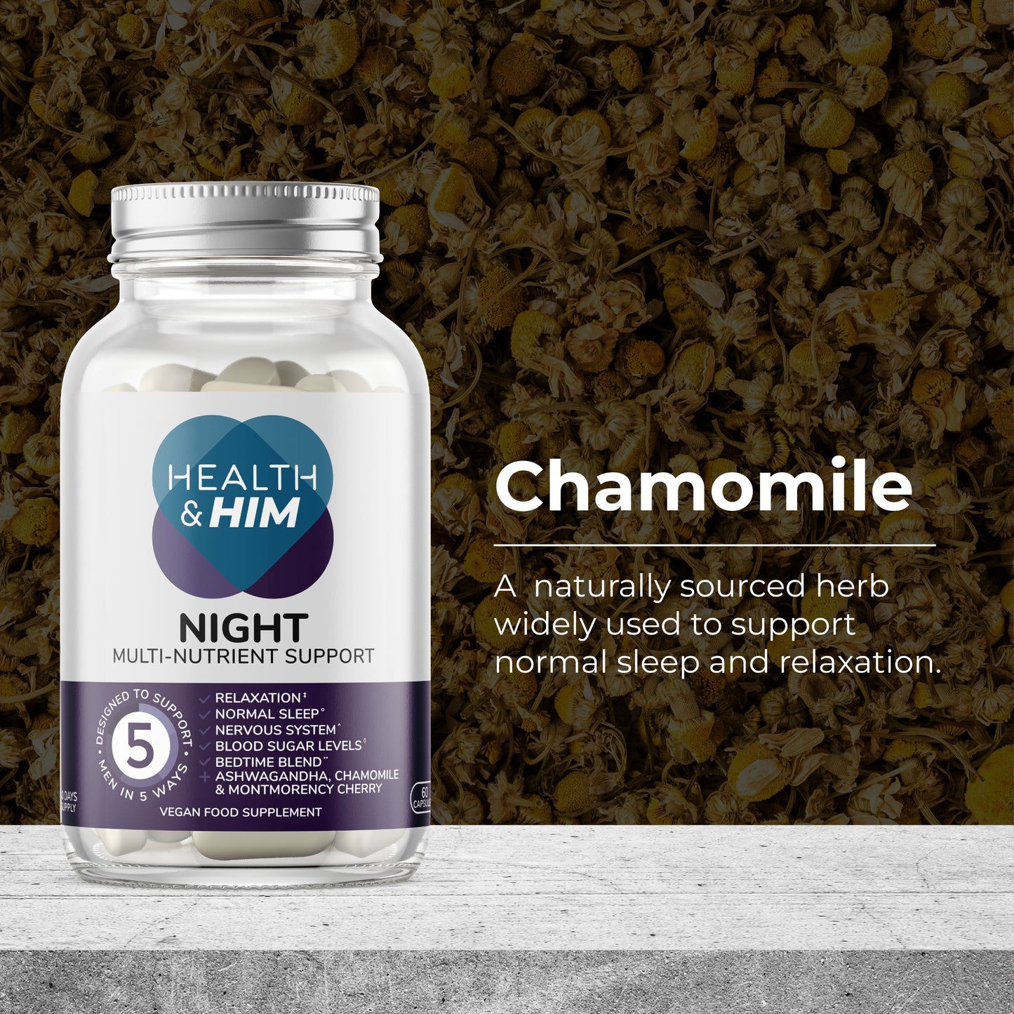 Health & Him Night Multi-Nutrient Support