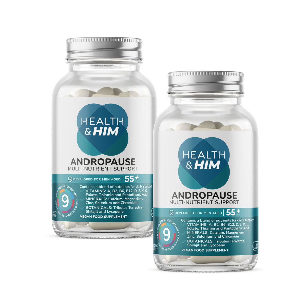 Health & Him Andropause 55+ Supplement Multi-pack