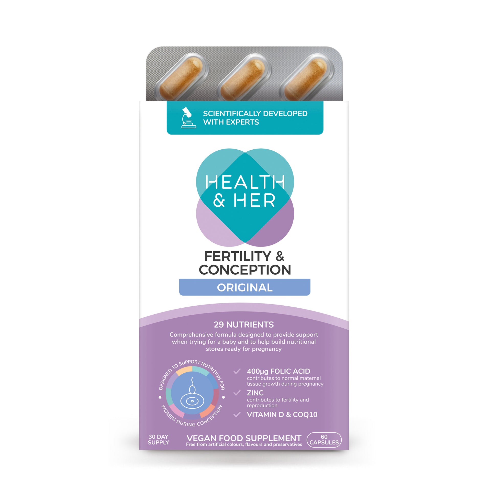 Health & Her Fertility & Conception Original Nutrient Support