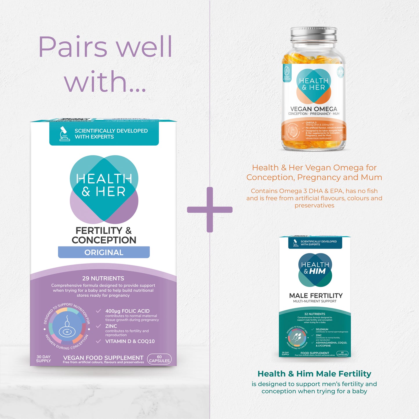 Health & Her Fertility & Conception Original Multi-Nutrient Support