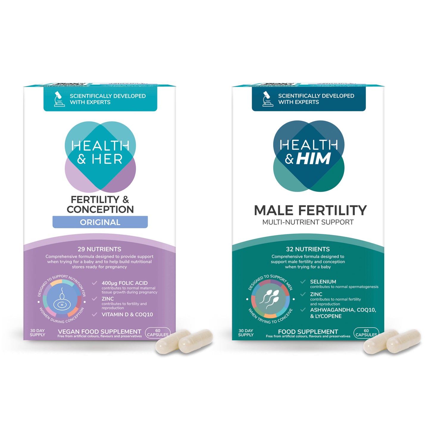 Health & Her Couples’ Fertility & Conception Original Bundle