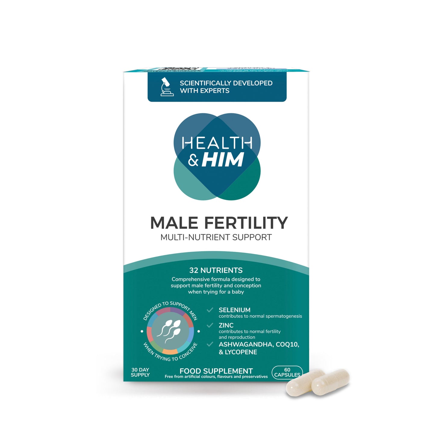 Health & Him Male Fertility Multi-Nutrient Support