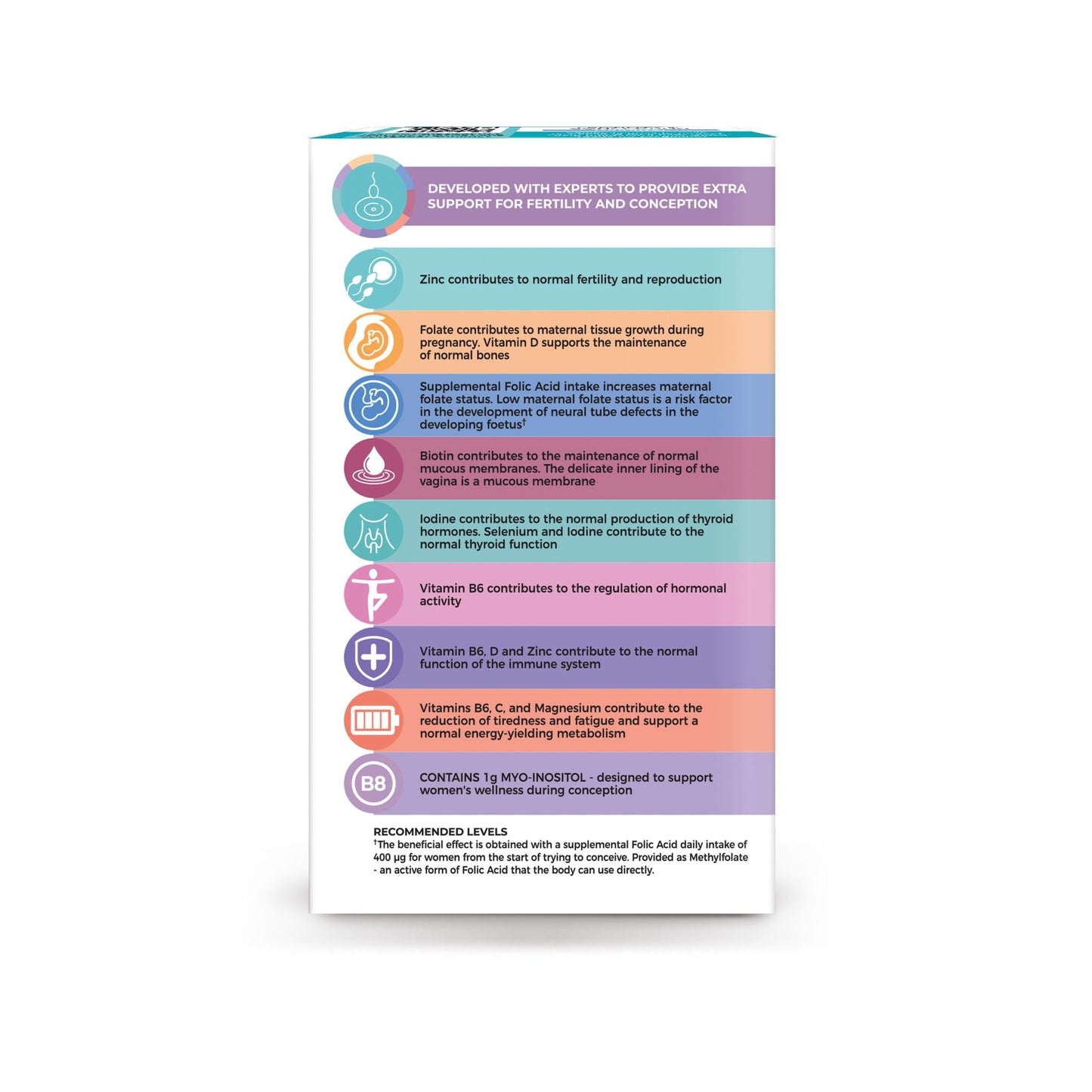 Health & Her Fertility & Conception PLUS+ Multi-Nutrient Support