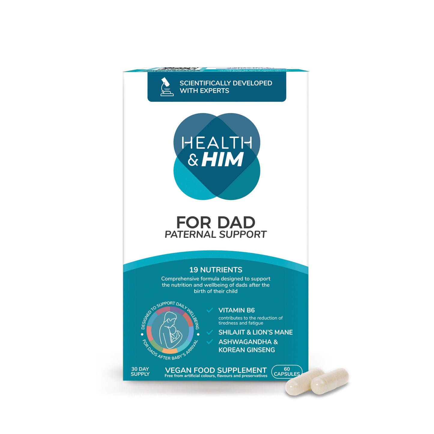 Health & Him For Dad Paternal Multi-Nutrient Support