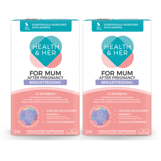 Health & Her For Mum After Pregnancy Breastfeeding Multi-Nutrient Support Multipacks