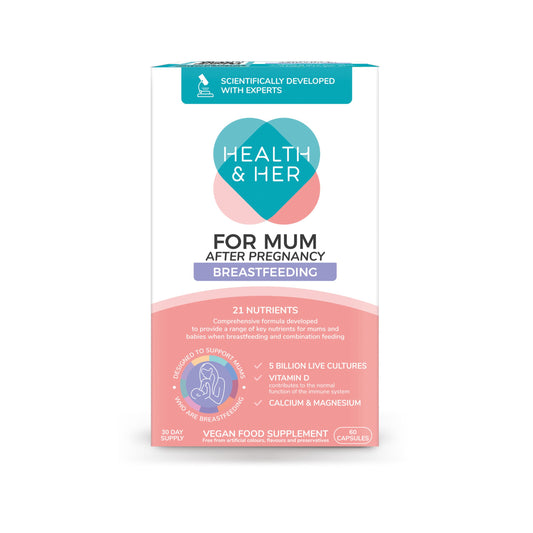 Health & Her For Mum After Pregnancy Breastfeeding Multi-Nutrient Support
