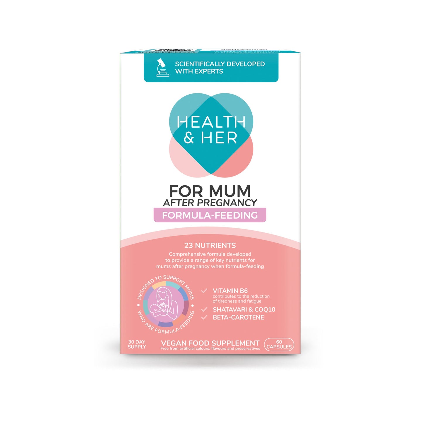 Health & Her For Mum After Pregnancy Formula-Feeding Multi-Nutrient Support