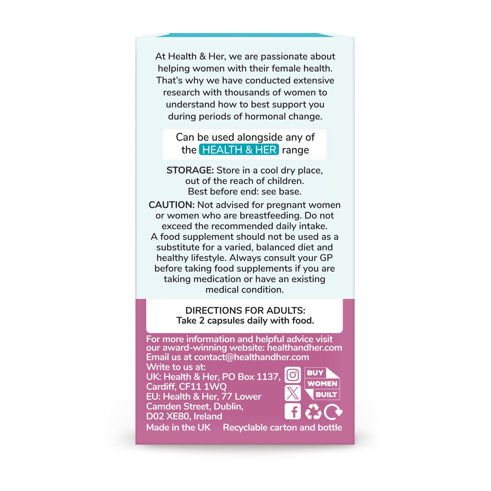 Health & Her Intimacy+ Multi-Nutrient Support Health & Her