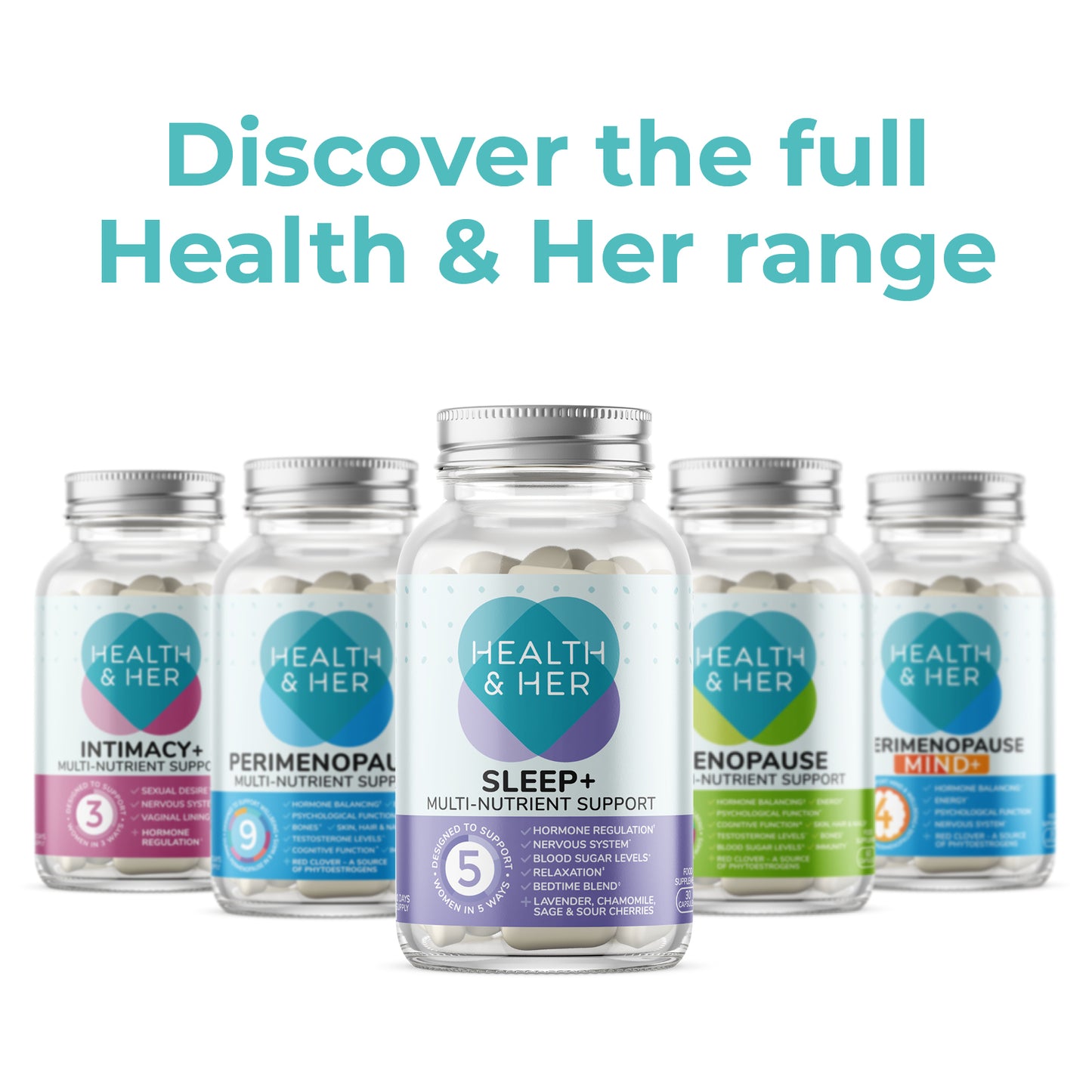 Health & Her Sleep+ Multi-Nutrient Supplement Health & Her