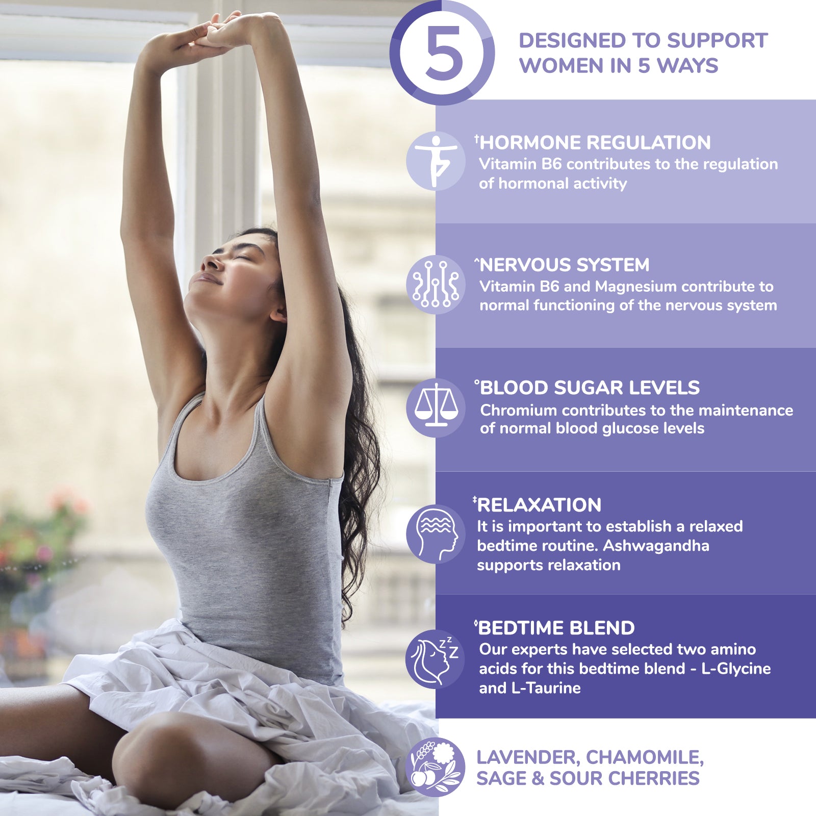 Health & Her Sleep+ Multi-Nutrient Supplement Health & Her