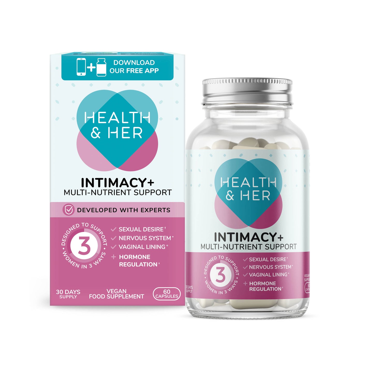 Health & Her Menopause Multi-Nutrient & Intimacy+ Support Bundle