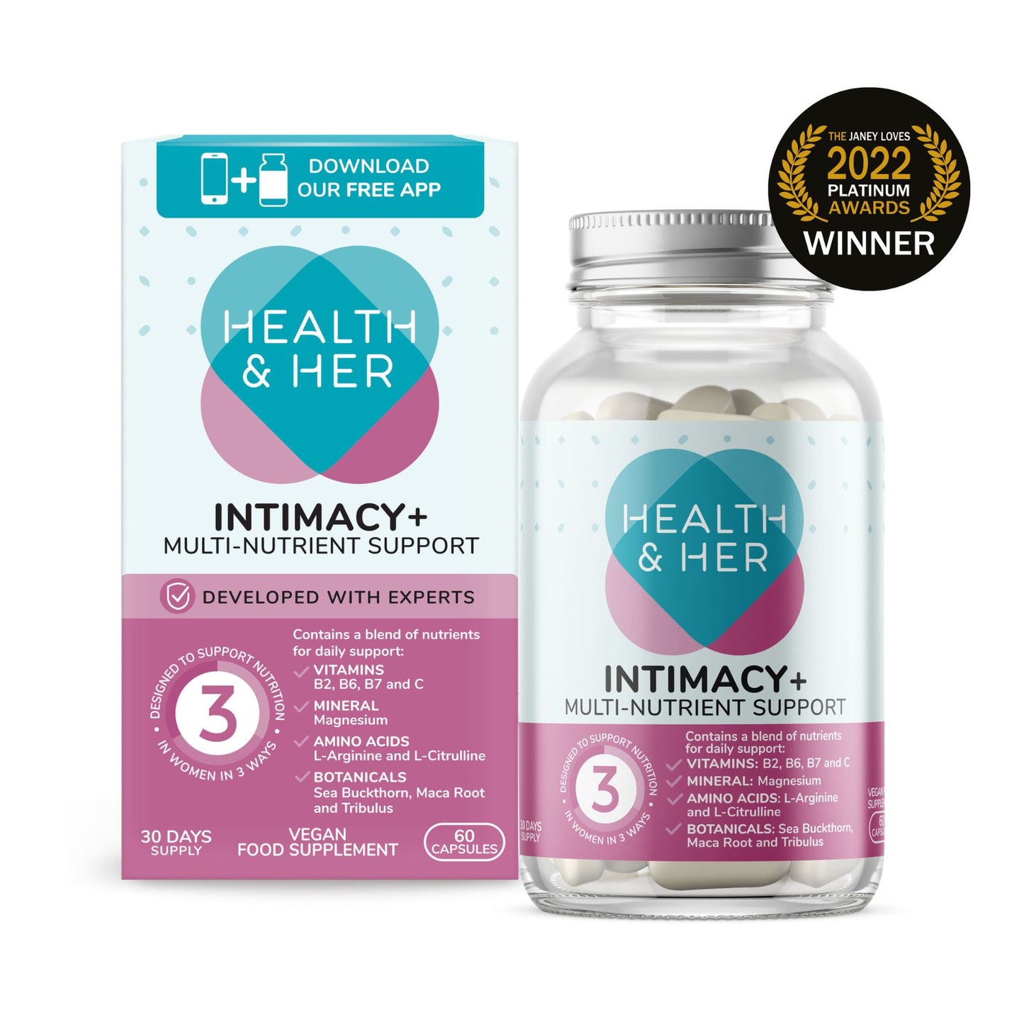 Health & Her Menopause Multi-Nutrient & Intimacy+ Support Bundle
