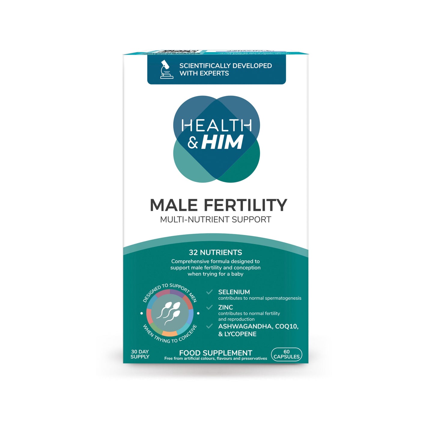 Health & Him Male Fertility Multi-Nutrient Support