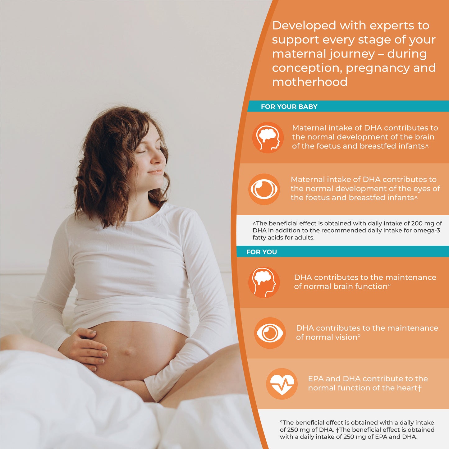 Health & Her Vegan Omega for Conception, Pregnancy and Into Early Motherhood