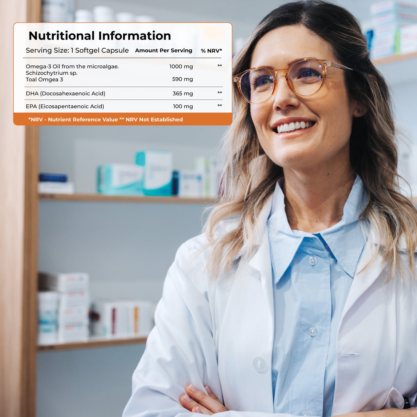 Health & Her Vegan Omega for Conception, Pregnancy and Into Early Motherhood