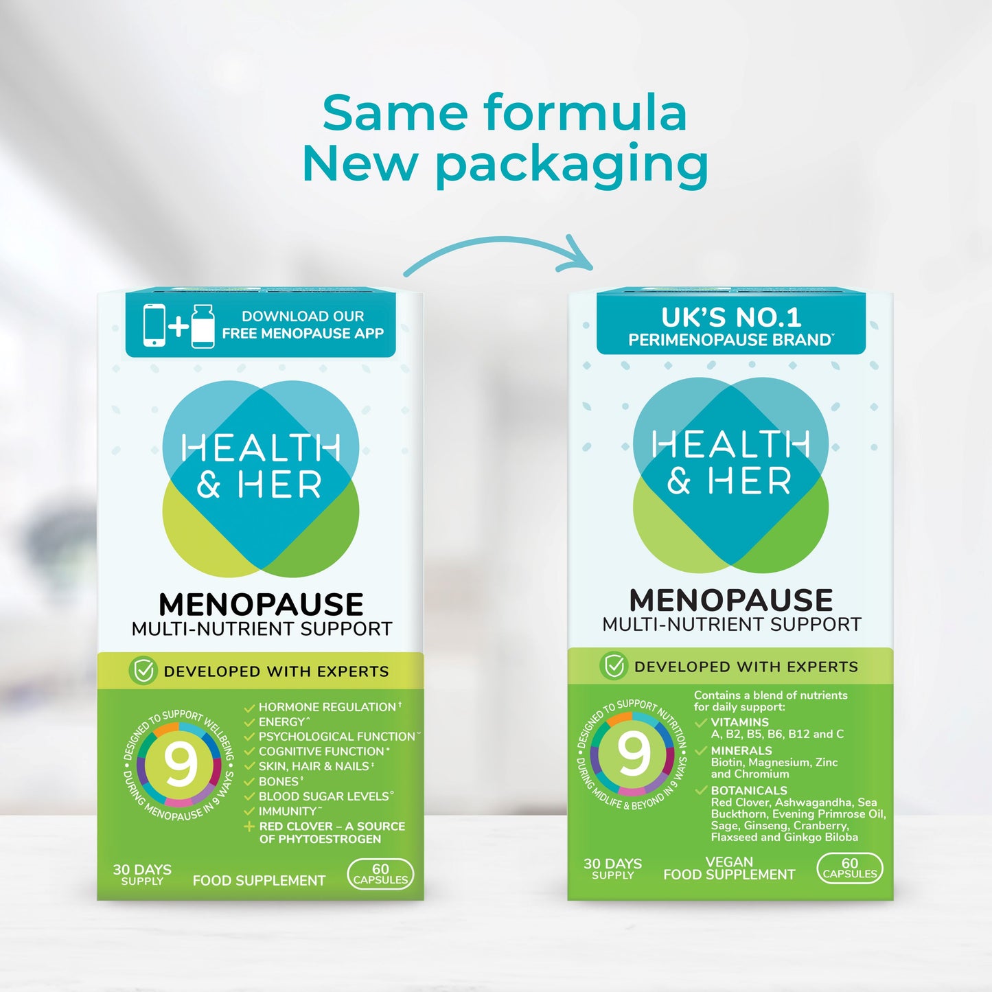 Health & Her Menopause Multi-Nutrient Support Supplement