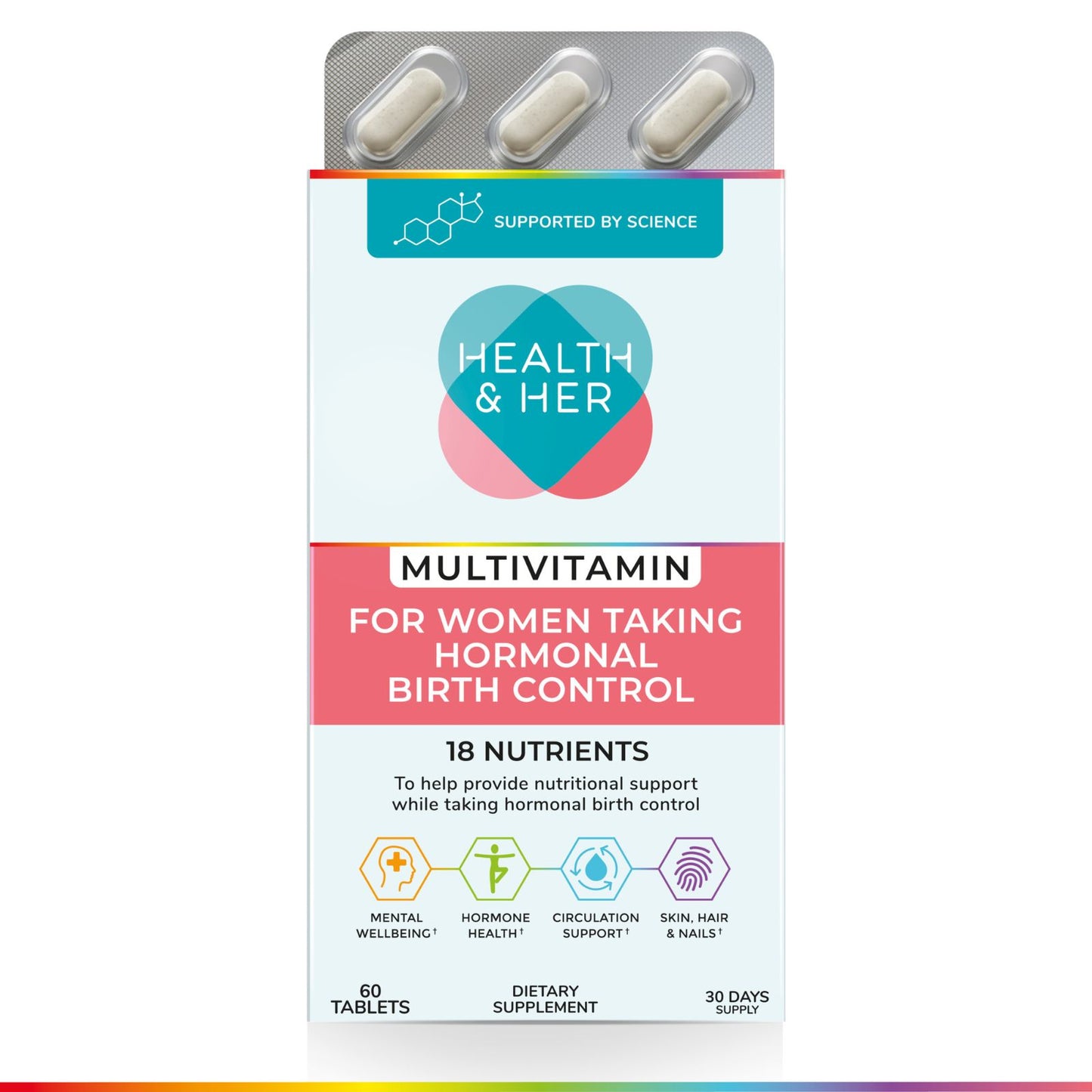 Health & Her Multivitamin for Women Taking Hormonal Birth Control