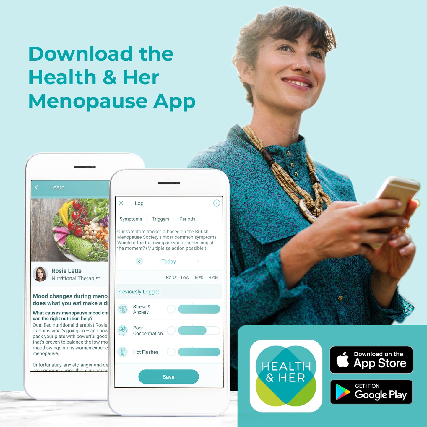 Health & Her Menopause Multi-Nutrient Support & Vegan Omega+ Bundle