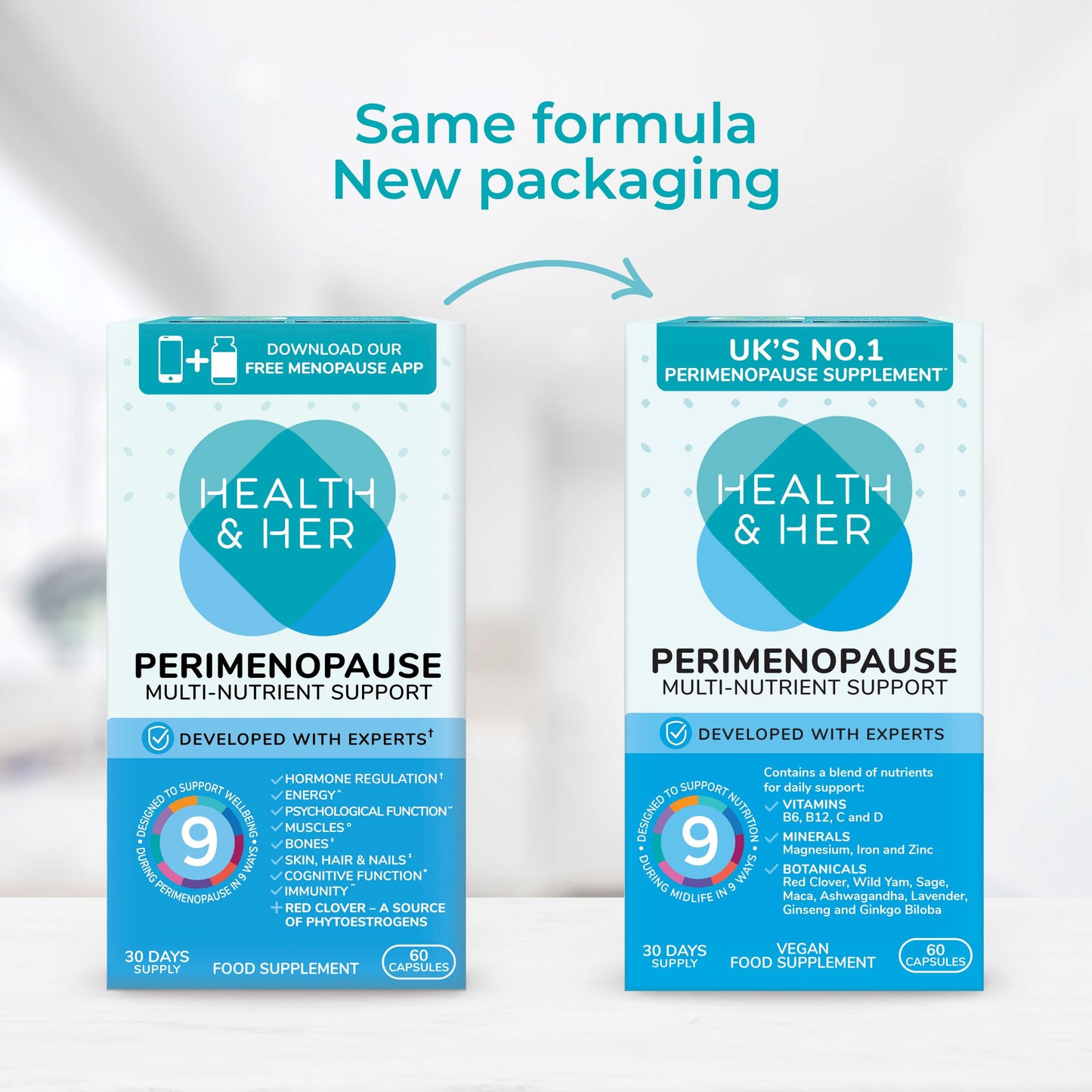 Health & Her Perimenopause Multi-Nutrient Support Supplement