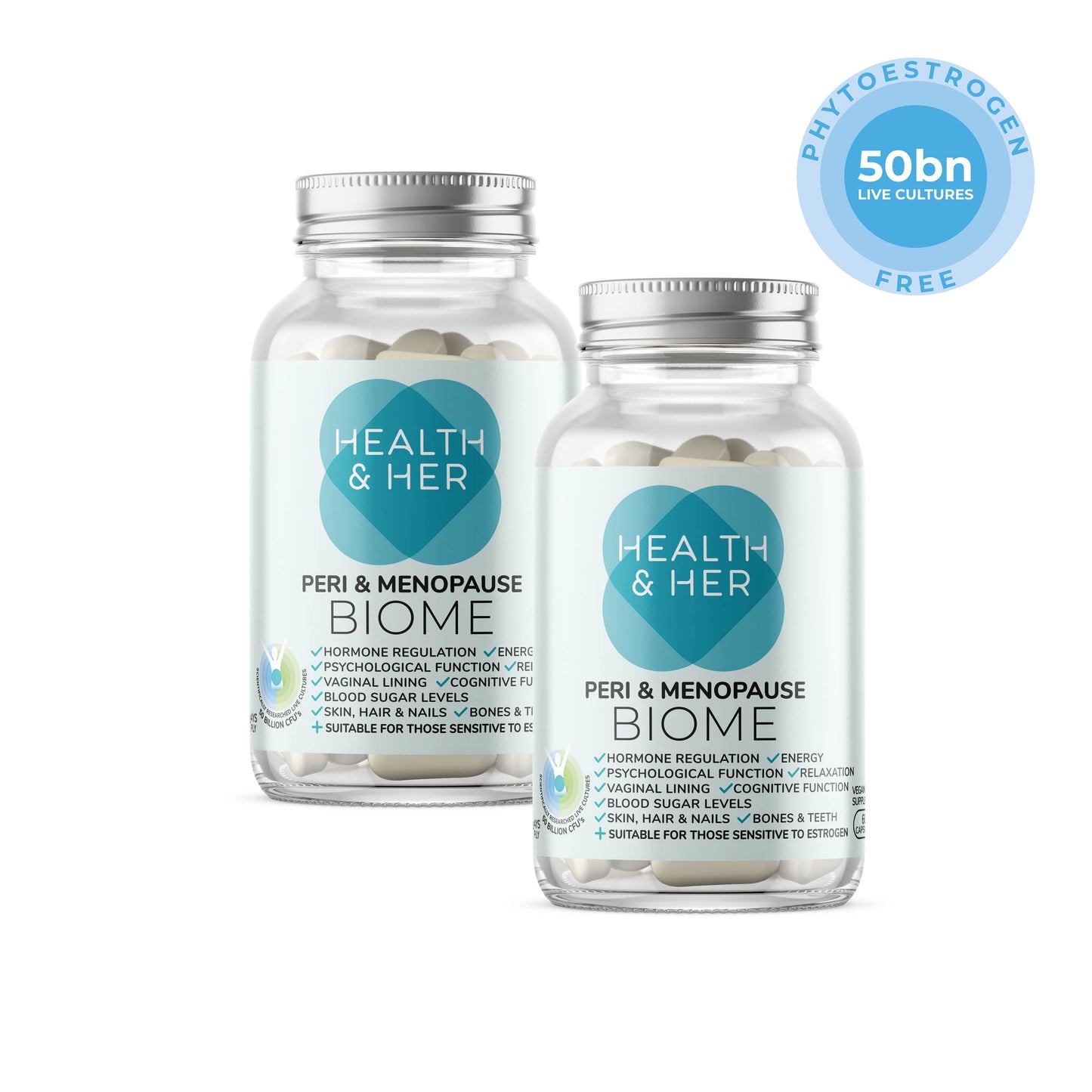 Health & Her Peri & Menopause Biome - Live Cultures Supplement