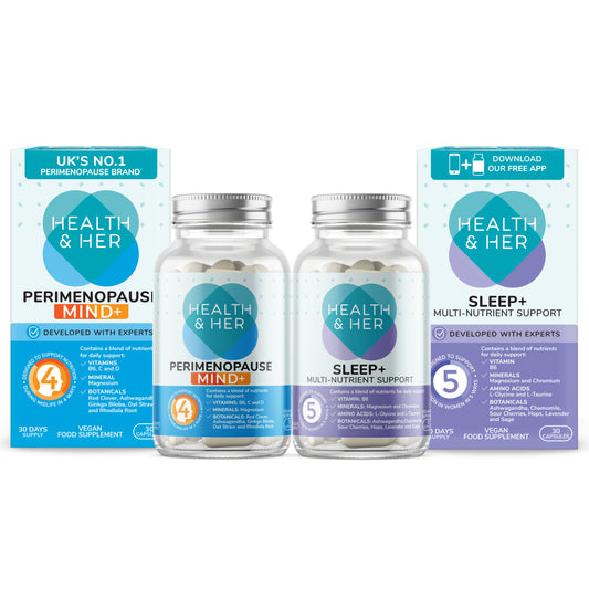 Health & Her Perimenopause Mind+ Day & Night Supplement Bundle