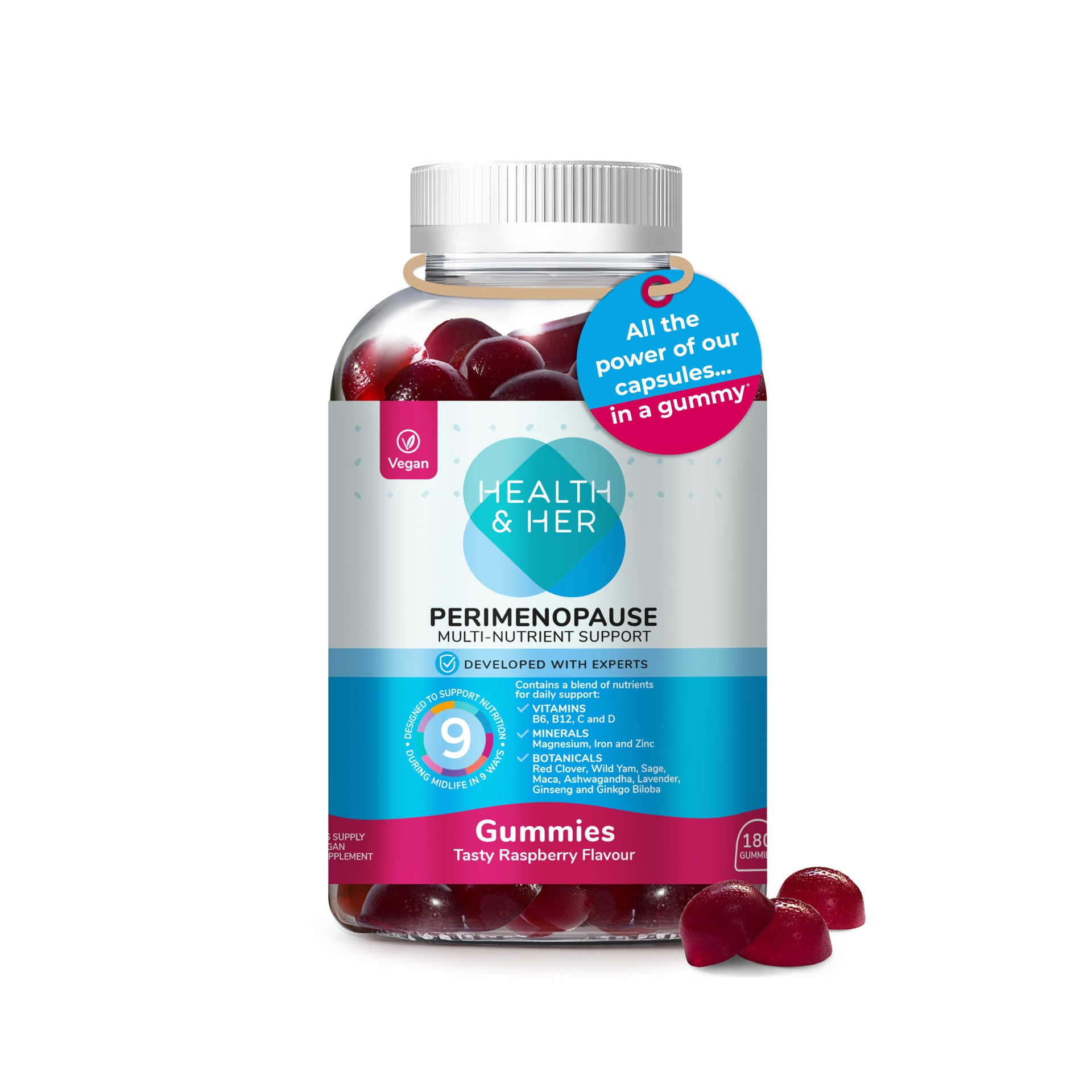 Health & Her Perimenopause Nutrient Gummies