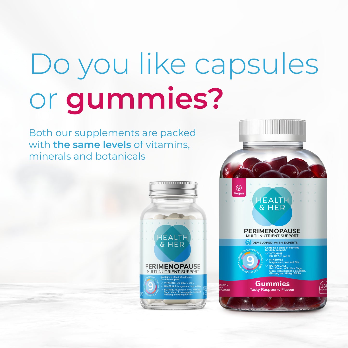 Health & Her Perimenopause Multi Nutrient Gummies