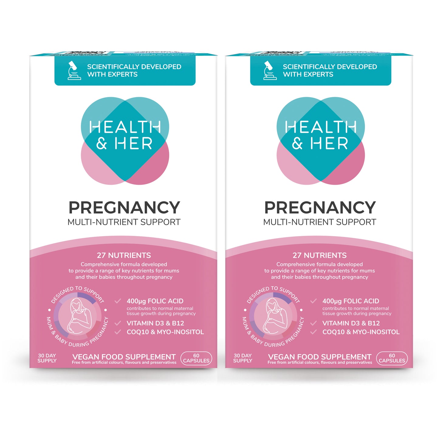 Health & Her Pregnancy Multi-Nutrient Support Multipacks