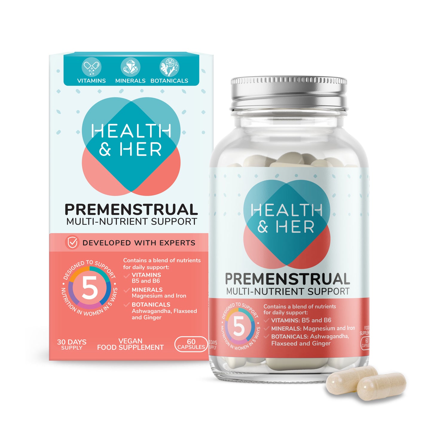 Health & Her Premenstrual Multi-Nutrient Day & Night Support Bundle