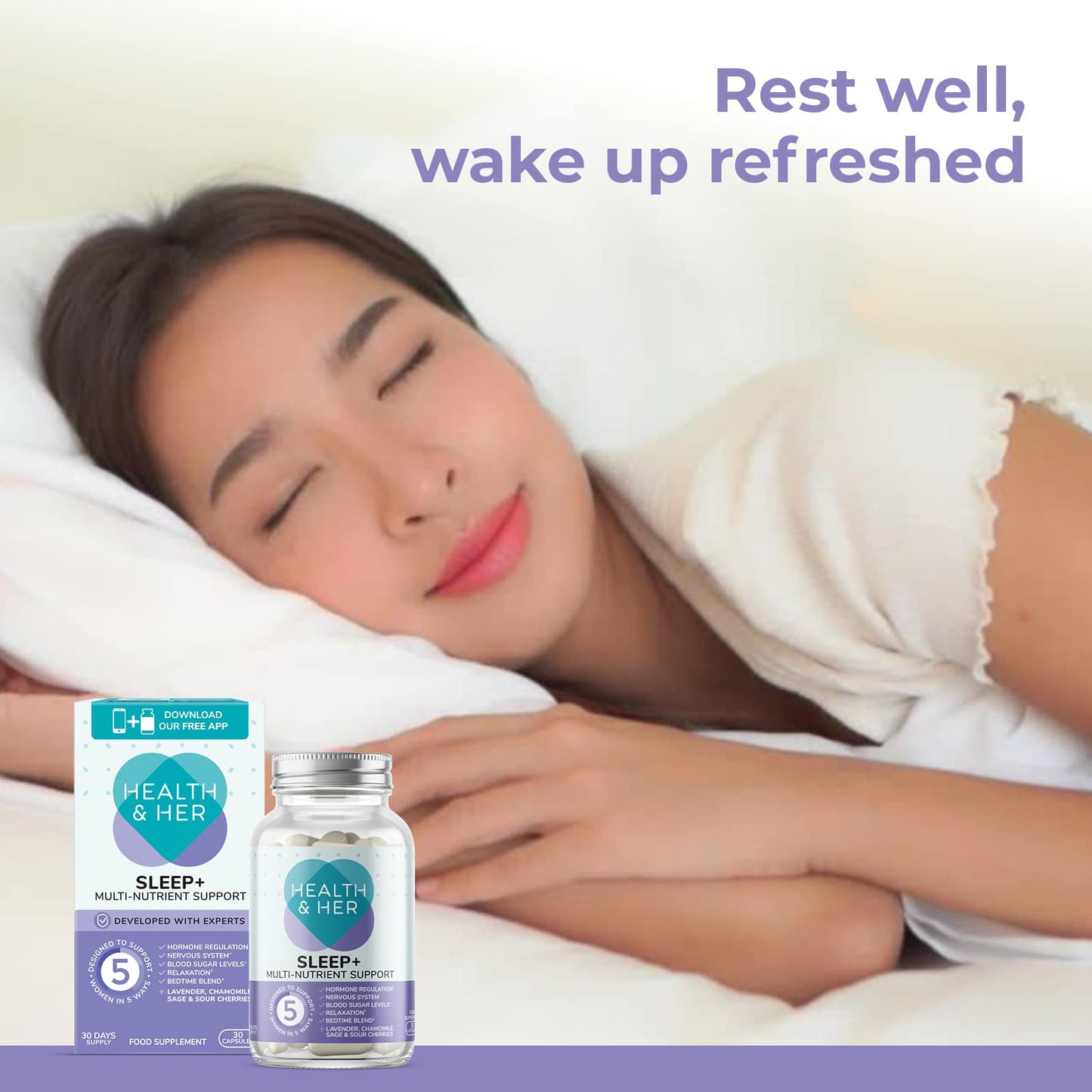 Health & Her Sleep+ Multi-Nutrient Support