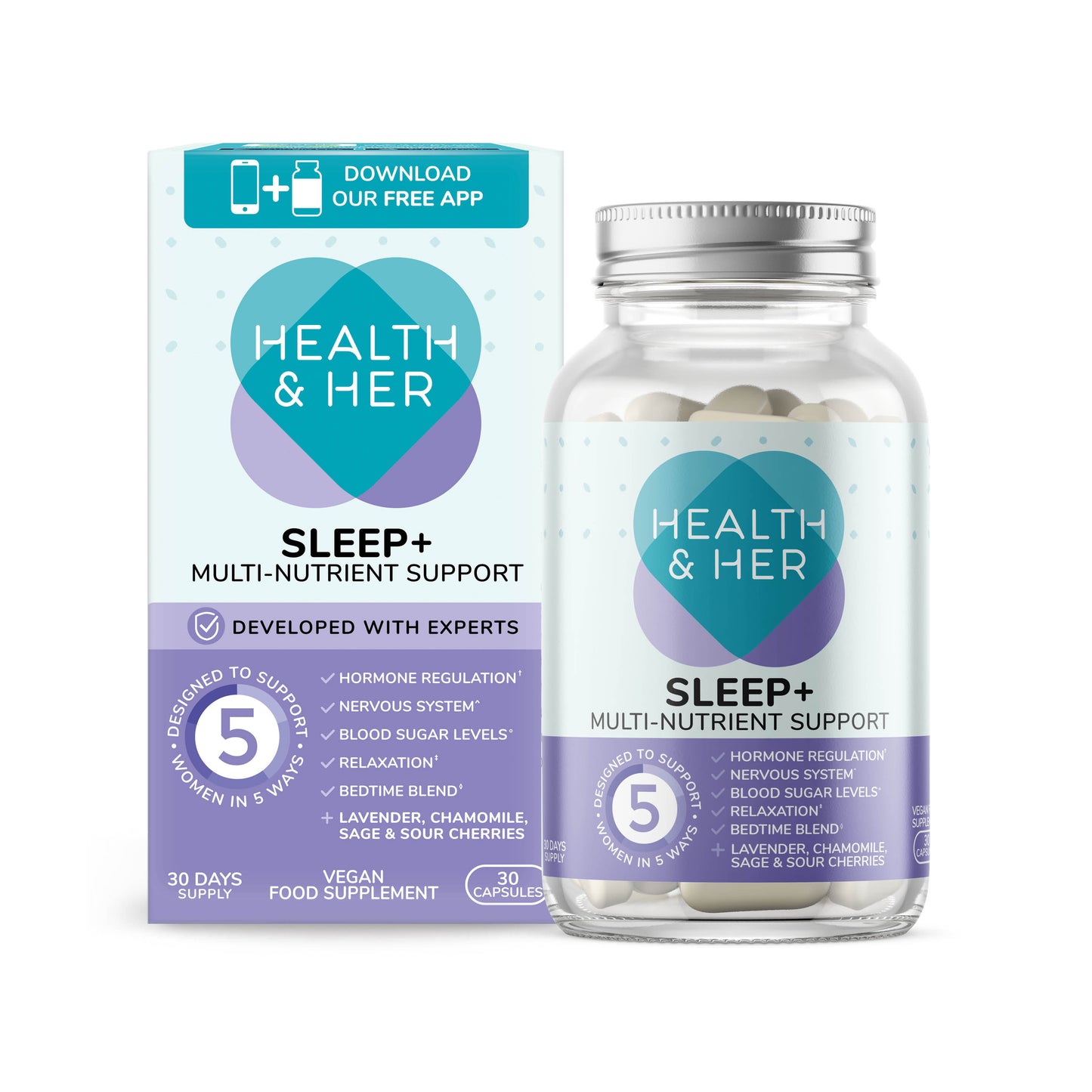 Health & Her Premenstrual Multi-Nutrient Day & Night Support Bundle