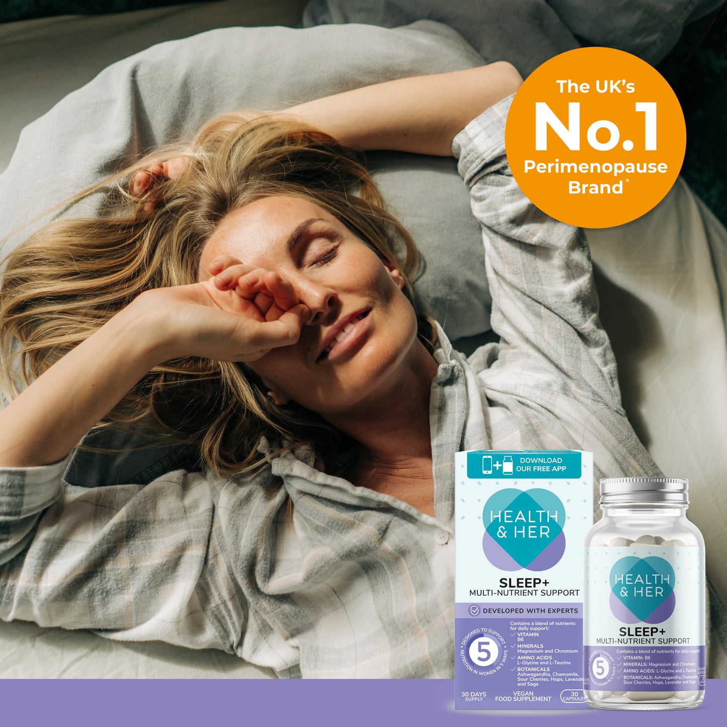 Health & Her Sleep+ Multi-Nutrient Supplement