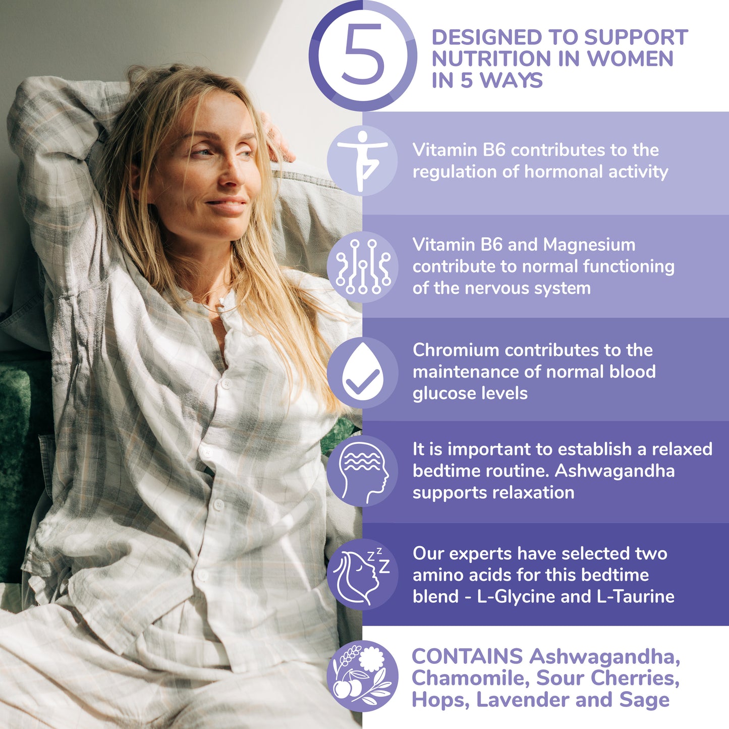 Health & Her Sleep+ Multi-Nutrient Supplement