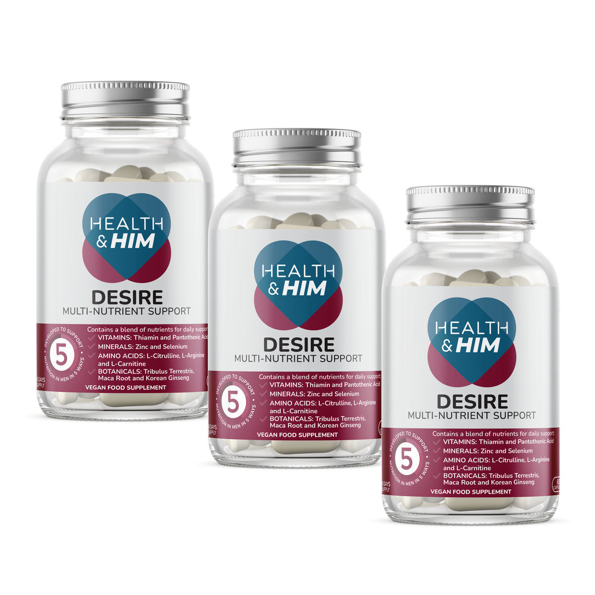 Health & Him Desire Multi-Nutrient Support Multi-pack