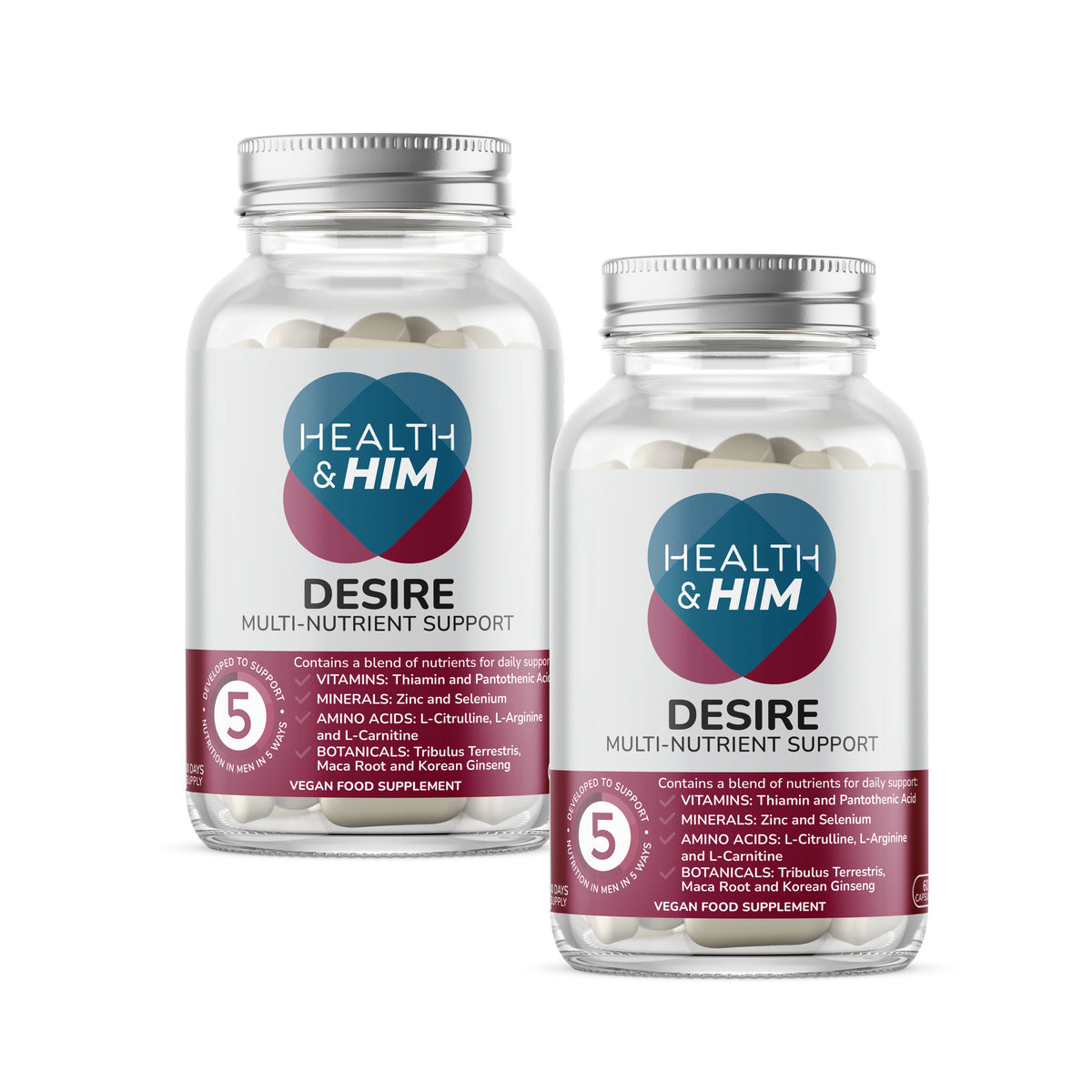 Health & Him Desire Multi-Nutrient Support Multi-pack