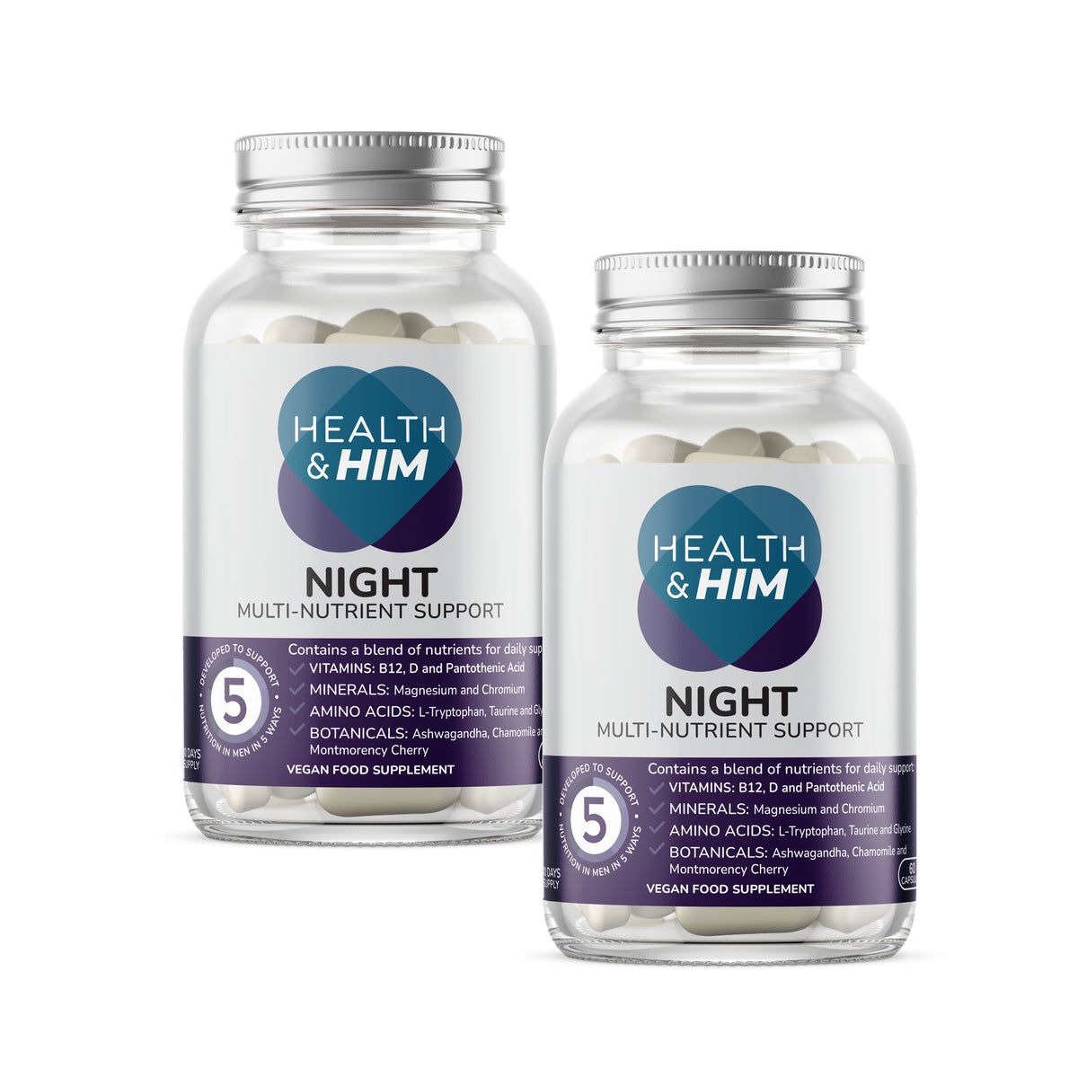 Health & Him Night Multi-Nutrient Support Multi-pack
