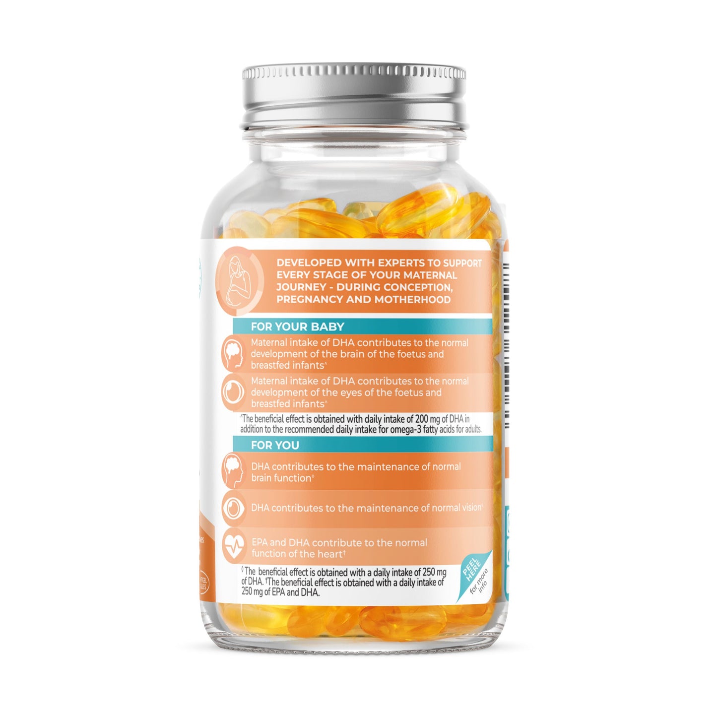 Health & Her Vegan Omega for Conception, Pregnancy and Into Early Motherhood