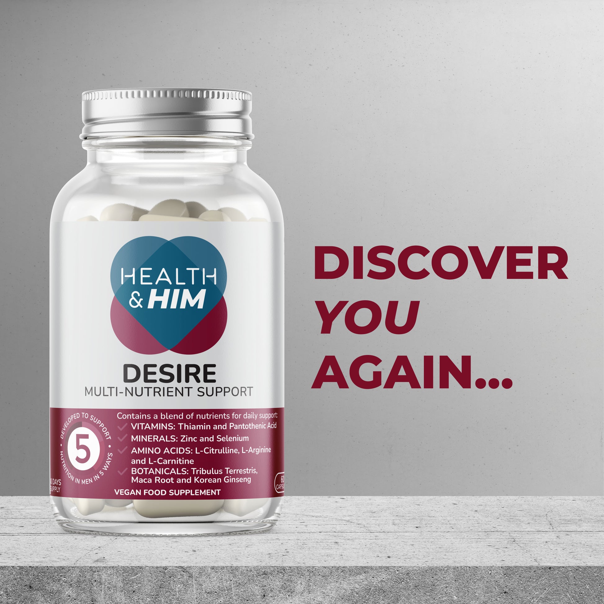 Health & Him Desire Multi-Nutrient Support Health & Her Health & Him Desire Multi-Nutrient Support Health & Her