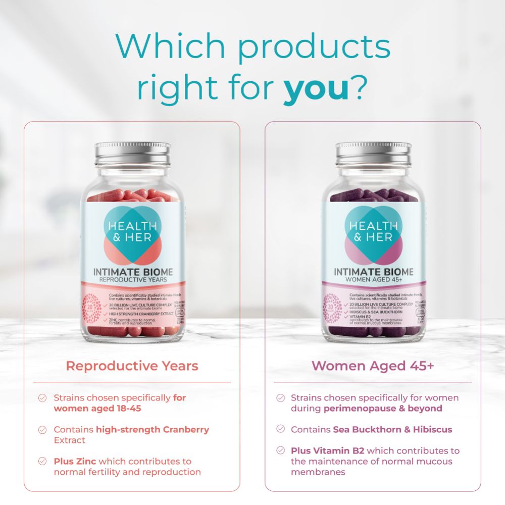 Health & Her Intimate Biome Women aged 45+