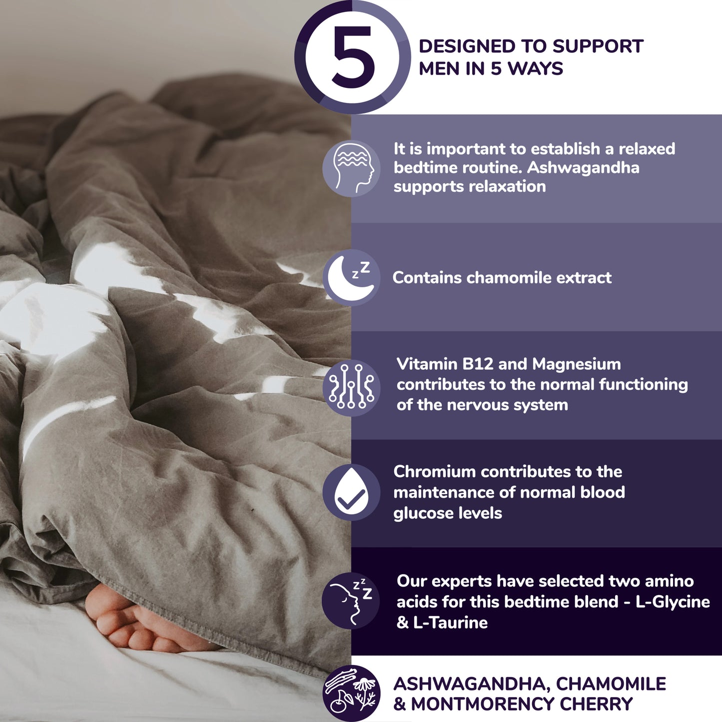 Health & Him Night Multi-Nutrient Support