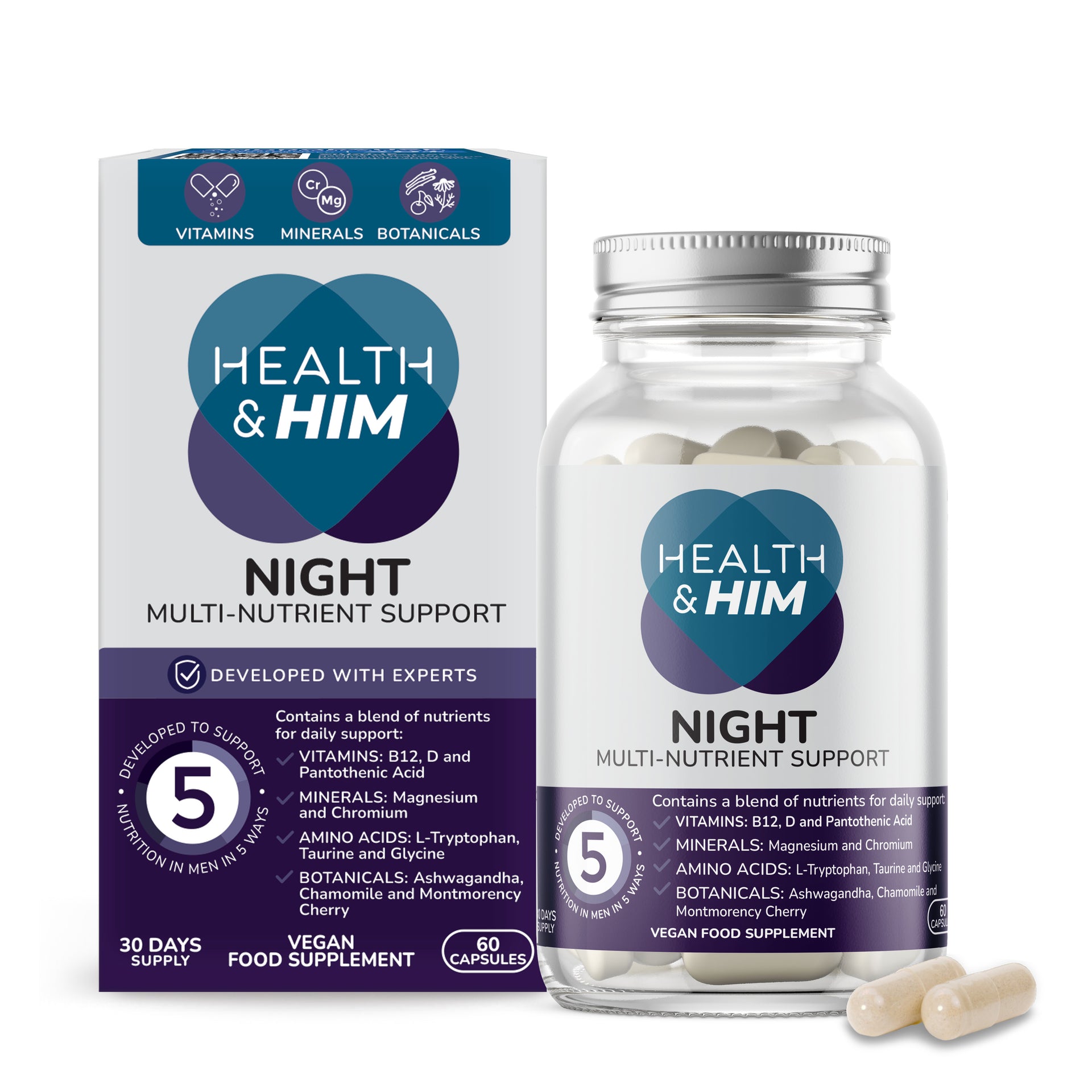 Health & Him Night Nutrient Support