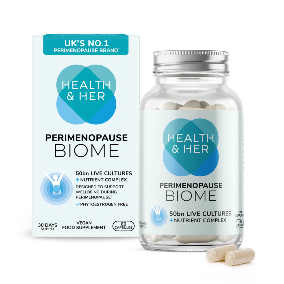 Health & Her Perimenopause Biome - Live Cultures Supplement